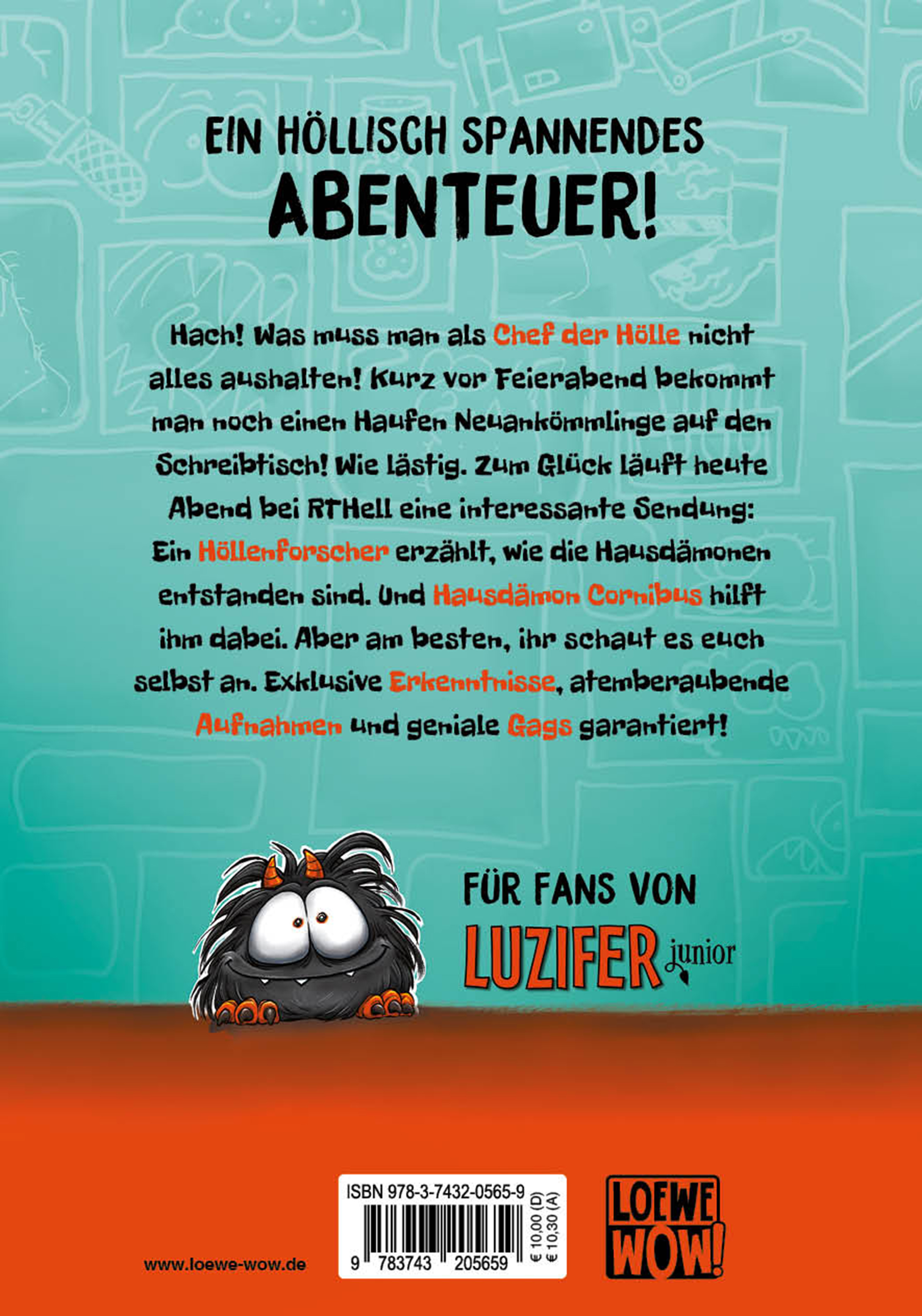 Rückseitencover Cornibus & Co (Band 1) - Ein Hausdämon packt aus!