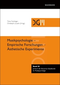 Vorderes Coverbild Musikpsychologie – Empirische Forschungen – Ästhetische Experimente