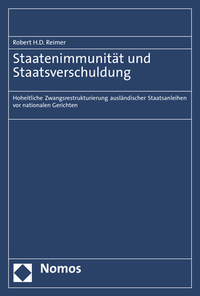 Vorderes Coverbild Staatenimmunität und Staatsverschuldung