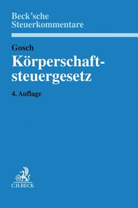 Vorderes Coverbild Beck'sche Steuerkommentare / Körperschaftsteuergesetz. KStG
