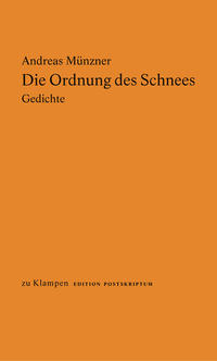 Vorderes Coverbild Die Ordnung des Schnees