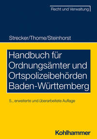 Vorderes Coverbild Handbuch für Ordnungsämter und Ortspolizeibehörden Baden-Württemberg