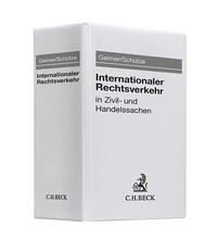 Vorderes Coverbild Der Internationale Rechtsverkehr in Zivil- und Handelssachen Ordner blanko