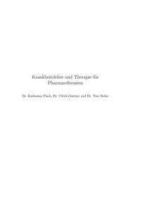 Vorderes Coverbild Krankheitslehre und Therapie für Pharmareferenten