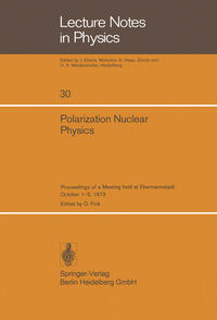 Vorderes Coverbild Polarization Nuclear Physics
