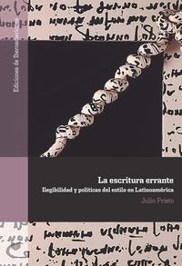 Vorderes Coverbild La escritura errante:
