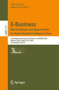 Vorderes Coverbild E-Business. New Challenges and Opportunities for Digital-Enabled Intelligent Future