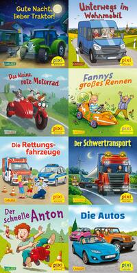 Vorderes Coverbild WWS Pixi-Box 298: Pixis Lieblings-Fahrzeuge