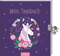Vorderes Coverbild Mein Tagebuch – Einhorn (mit Schloss)