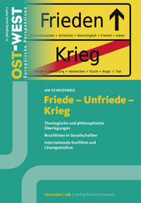Vorderes Coverbild Friede - Unfriede - Krieg