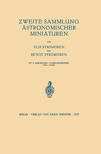 Vorderes Coverbild Zweite Sammlung Astronomischer Miniaturen