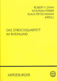 Vorderes Coverbild Das Streichquartett im Rheinland