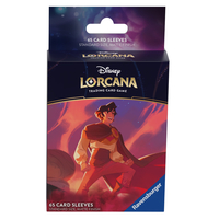 Vorderes Coverbild Disney Lorcana TCG: Himmelsleuchten - Kartenhüllen Aladdin