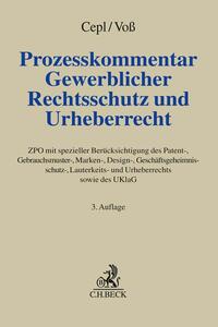 Vorderes Coverbild Prozesskommentar Gewerblicher Rechtsschutz und Urheberrecht