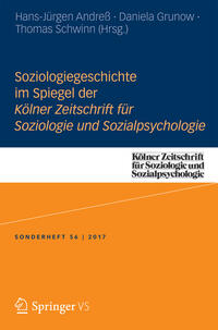 Vorderes Coverbild Soziologiegeschichte im Spiegel der Kölner Zeitschrift für Soziologie und Sozialpsychologie