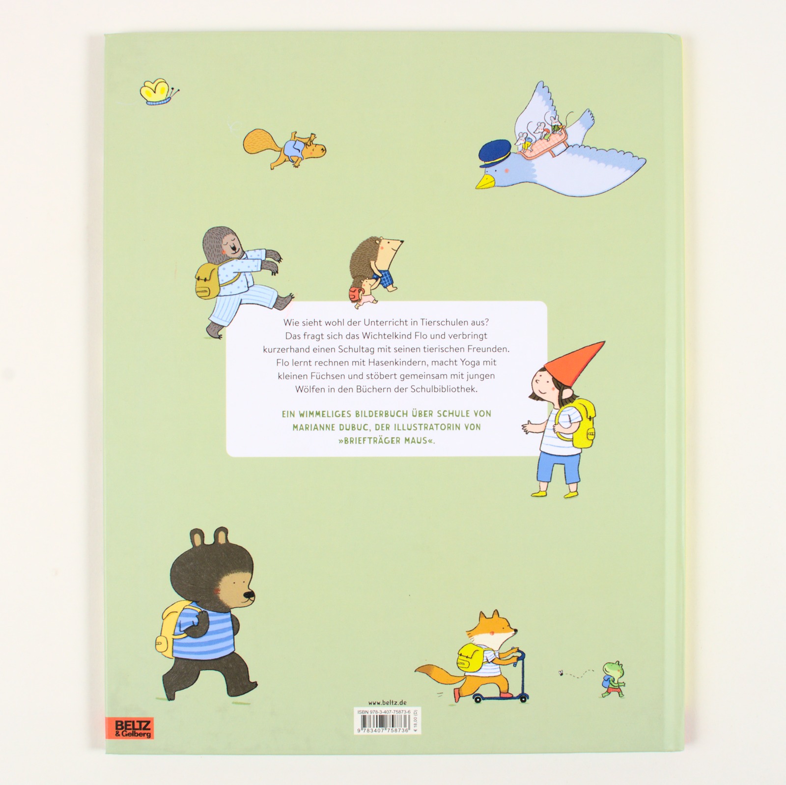 Rückseitencover Komm mit in die Tierschule!