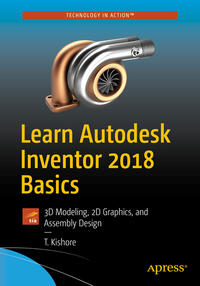 Vorderes Coverbild Learn Autodesk Inventor 2018 Basics