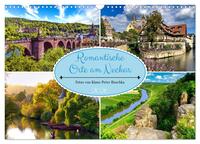 Vorderes Coverbild Romantische Orte am Neckar (Wandkalender 2026 DIN A3 quer), CALVENDO Monatskalender
