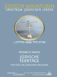 Vorderes Coverbild Jüdische Feiertage. Festtage im jüdischen Kalender
