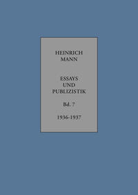 Vorderes Coverbild Heinrich Mann
