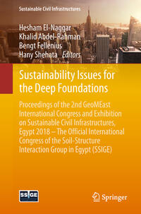 Vorderes Coverbild Sustainability Issues for the Deep Foundations