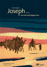 Vorderes Coverbild Joseph ... wie Israel nach Ägypten kam (Partitur)