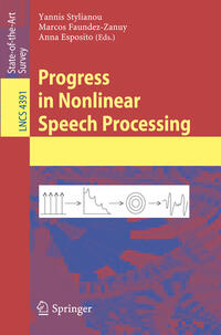 Vorderes Coverbild Progress in Nonlinear Speech Processing