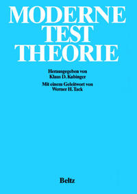 Vorderes Coverbild Moderne Testtheorie