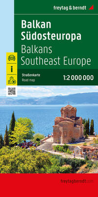 Vorderes Coverbild Balkan - Südosteuropa, Straßenkarte 1:2.000.000, freytag & berndt