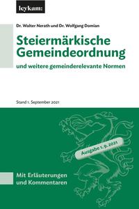 Vorderes Coverbild Steiermärkische Gemeindeordnung und weitere gemeinderelevante Normen