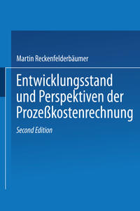 Vorderes Coverbild Entwicklungsstand und Perspektiven der Prozeßkostenrechnung