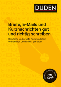 Vorderes Coverbild Duden Ratgeber – Briefe, E-Mails und Kurznachrichten gut und richtig schreiben