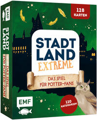 Vorderes Coverbild Kartenspiel: Stadt, Land, Extreme – Das inoffizielle Spiel für Harry Potter-Fans mit 128 Karten