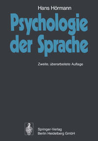 Vorderes Coverbild Psychologie der Sprache