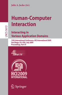 Vorderes Coverbild Human-Computer Interaction. Interacting in Various Application Domains