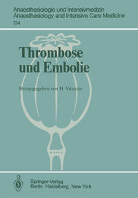 Vorderes Coverbild Thrombose und Embolie