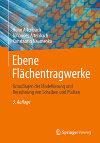 Vorderes Coverbild Ebene Flächentragwerke