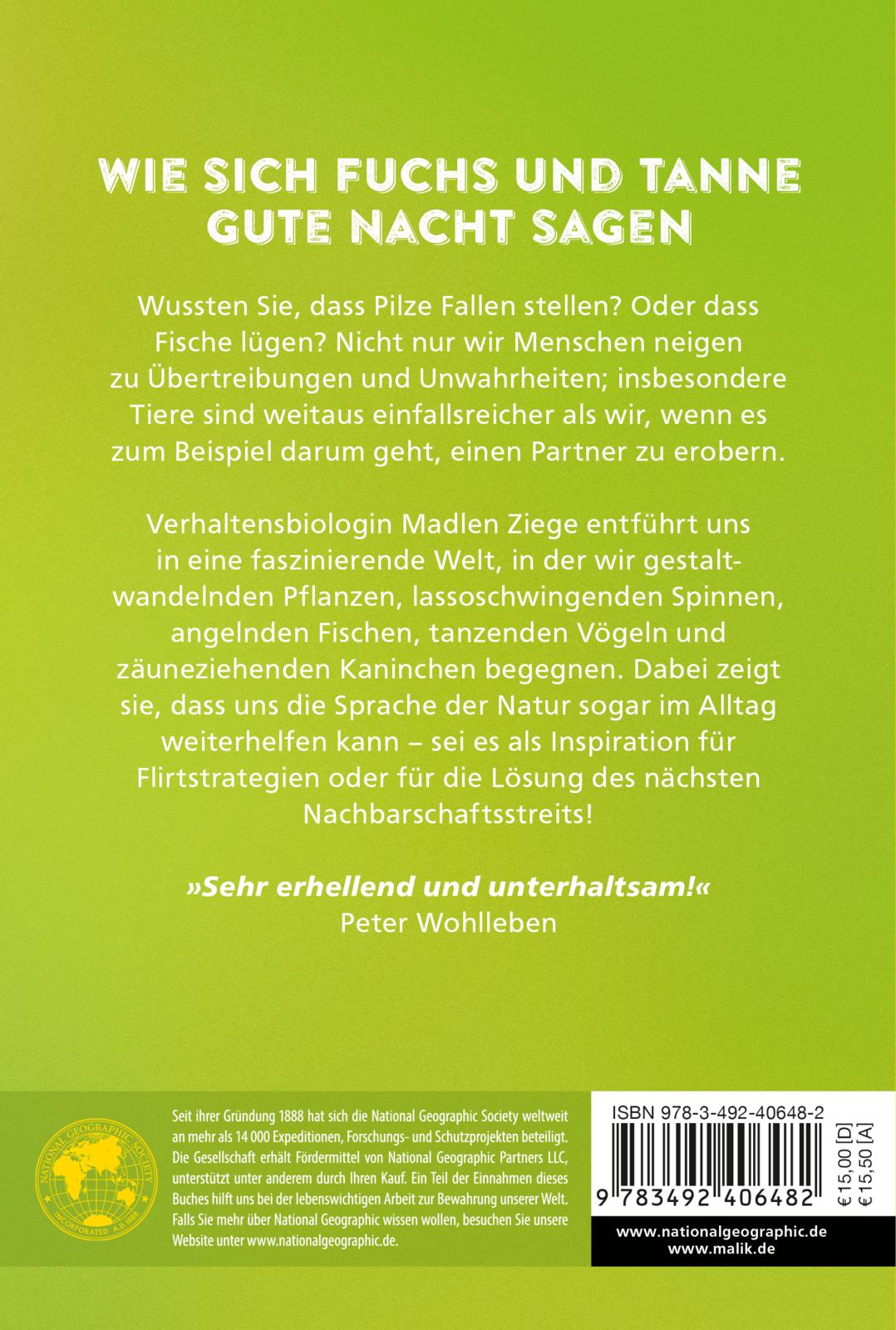 Rückseitencover Kein Schweigen im Walde