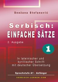 Vorderes Coverbild Serbisch: Einfache Sätze 1