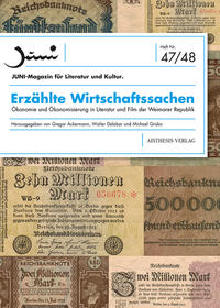 Vorderes Coverbild Erzählte Wirtschaftssachen