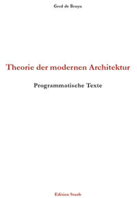 Vorderes Coverbild Theorie der modernen Architektur