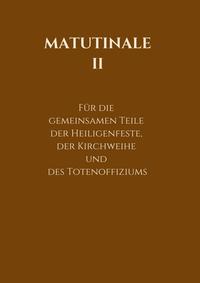 Vorderes Coverbild Matutinale II