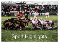 Vorderes Coverbild Sport Highlights (Wandkalender 2025 DIN A4 quer), CALVENDO Monatskalender