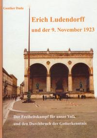 Vorderes Coverbild Erich Ludendorff und der 9. November 1923