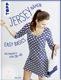 Vorderes Coverbild Jersey nähen - Easy Basics