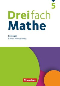 Vorderes Coverbild Dreifach Mathe - Baden-Württemberg - 5. Schuljahr