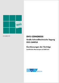 Vorderes Coverbild DVS Congress 2022
