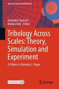 Vorderes Coverbild Tribology Across Scales: Theory, Simulation and Experiment