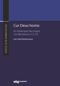 Vorderes Coverbild Cur Deus homo