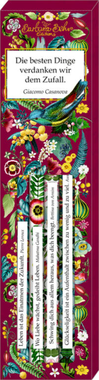 Vorderes Coverbild Bleistift-Set mit Sprüchen